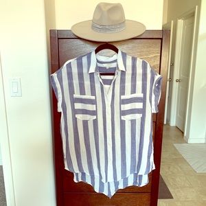 Lucky Brand Short Sleeve Button Up